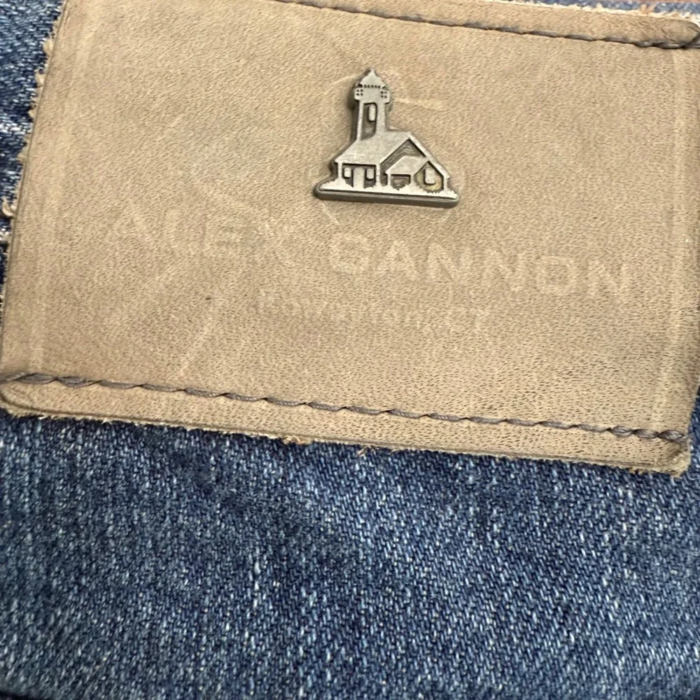 Alex‎ Cannon Mens Jeans Blue Wash Denim Straight Leg Size 32x32